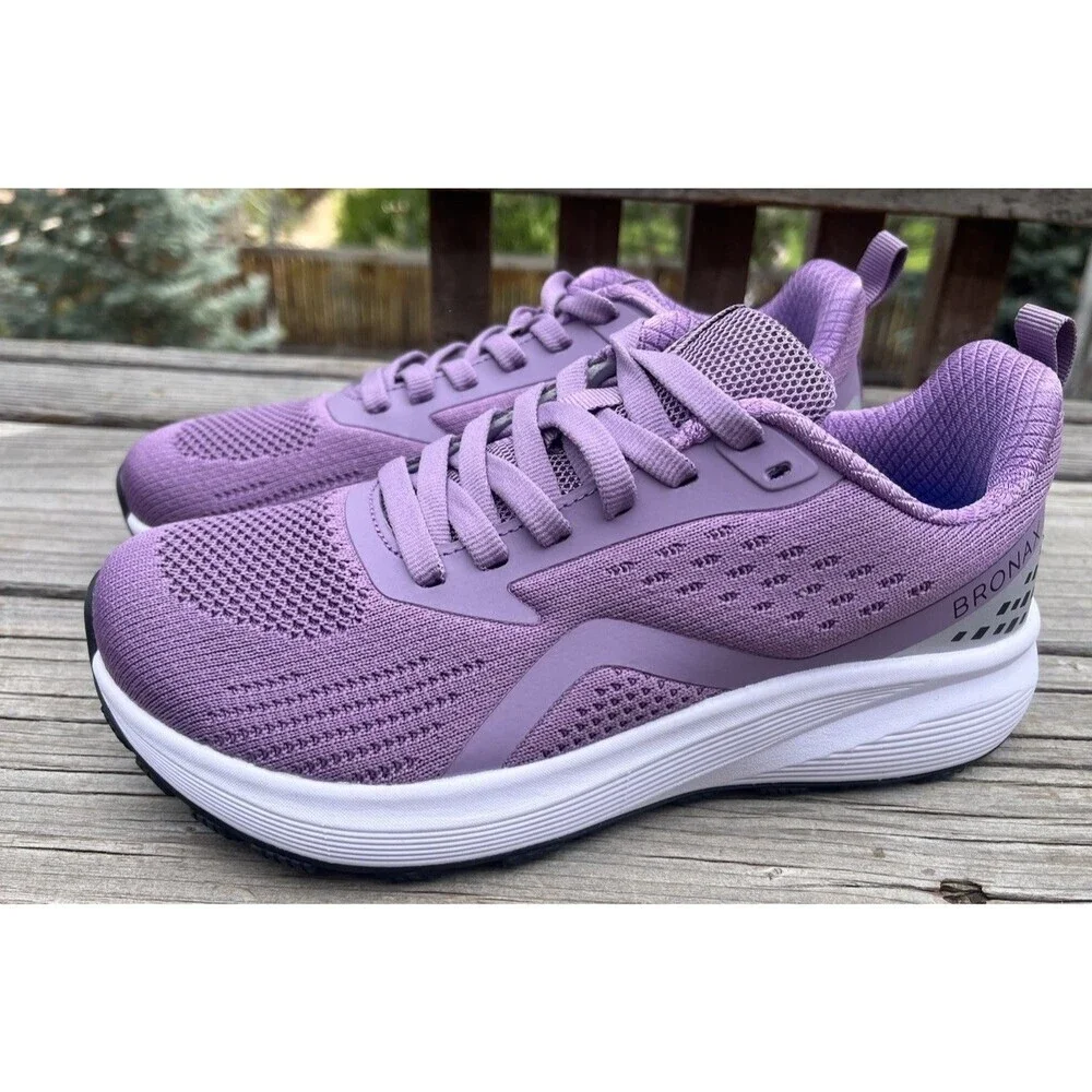 New! Bronax S71 Women's 38 US 7-7.5 Running Shoes Wide Toe Box - Purple